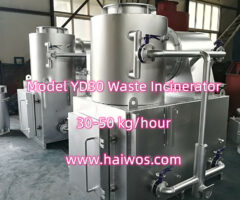 Model YD30 Waste Incinerator 30-50 kg/hour