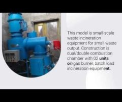 Small and cheap price incinerator